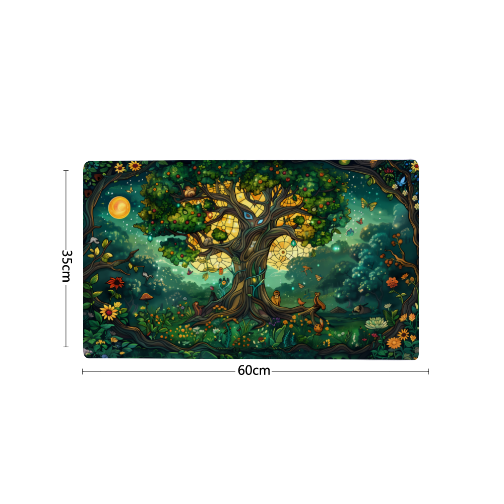 Tấm lót chuột cao su chống trượt tùy chỉnh cho bàn làm việc 18" x 14"/24" x 14"/31" x 12"