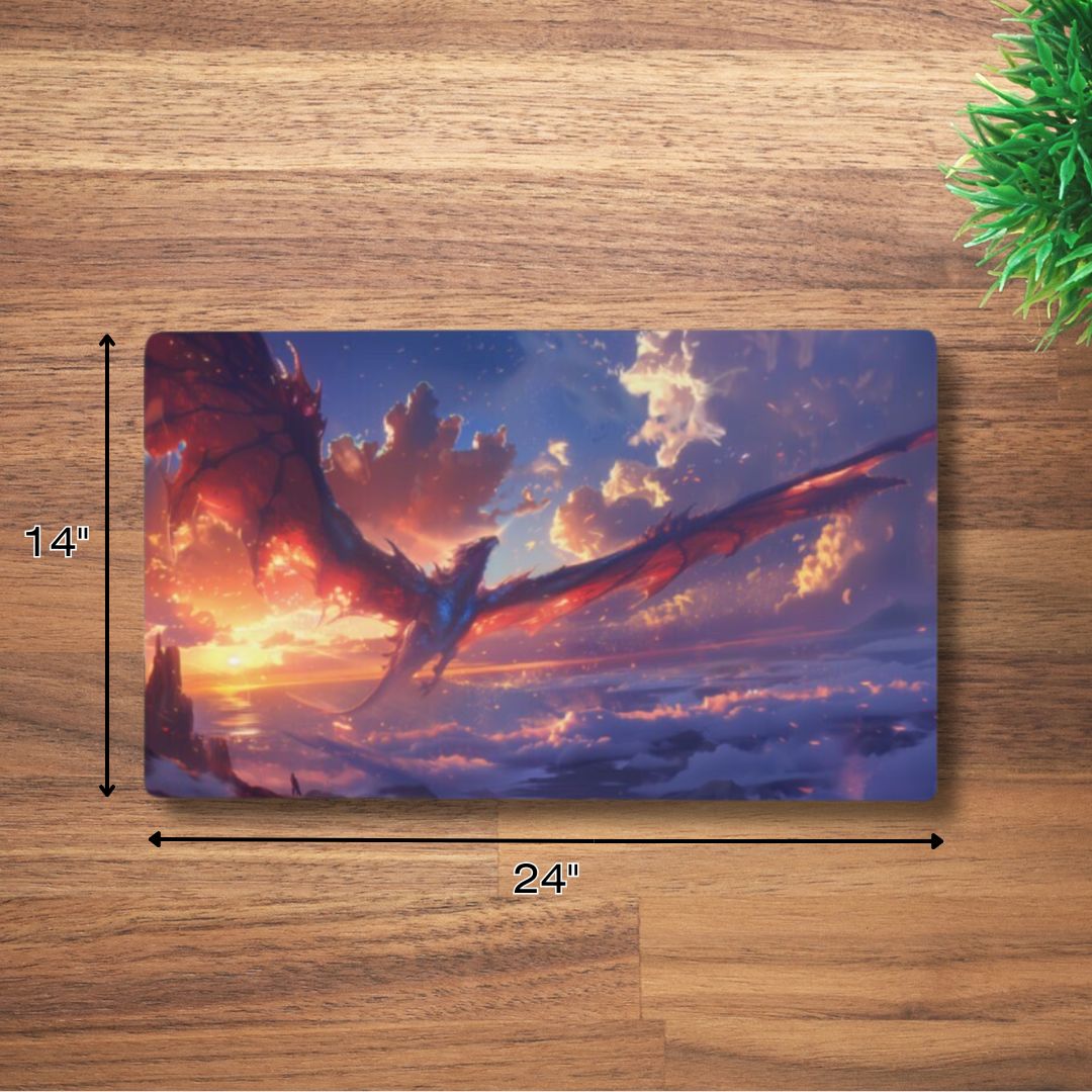 Tấm lót chuột cao su chống trượt tùy chỉnh cho bàn làm việc 18" x 14"/24" x 14"/31" x 12"