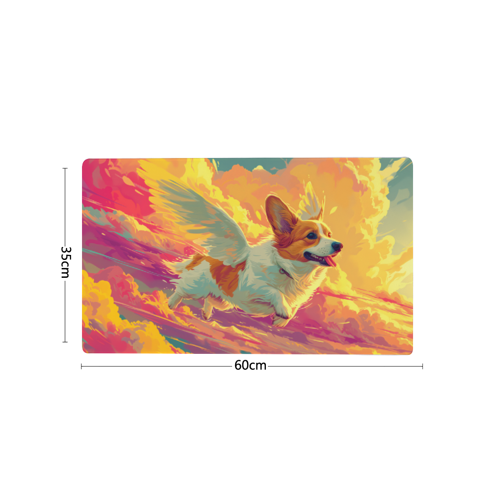 Thảm chơi Flying Corgi