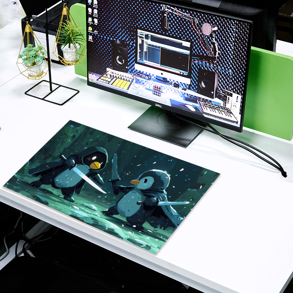 Penguin Duel Desk Mat
