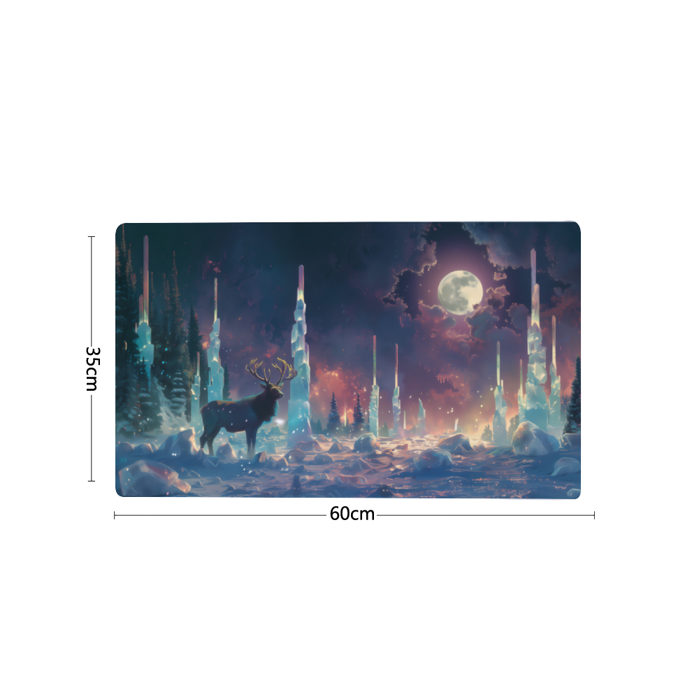 Moonlit Tundra Desk Mat