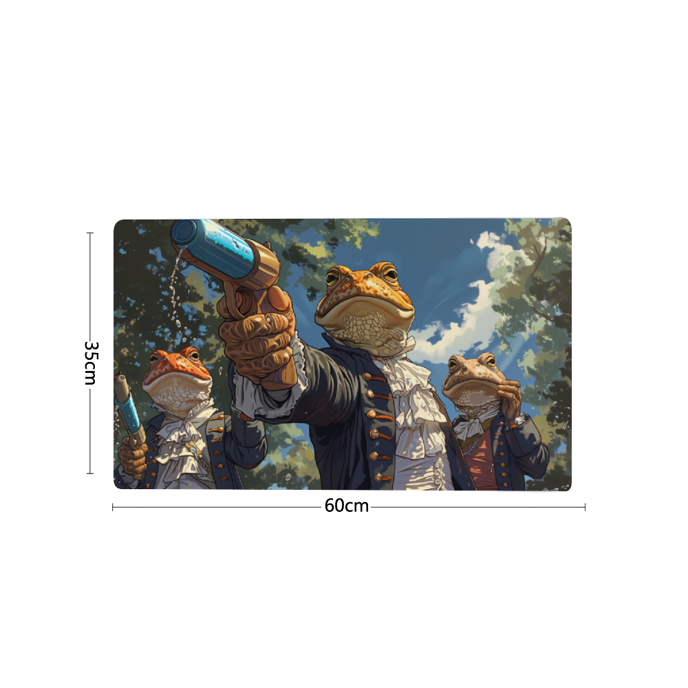 Revolutionary Frogs Deskmat