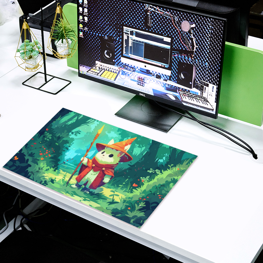 Bunny Wizard Deskmat