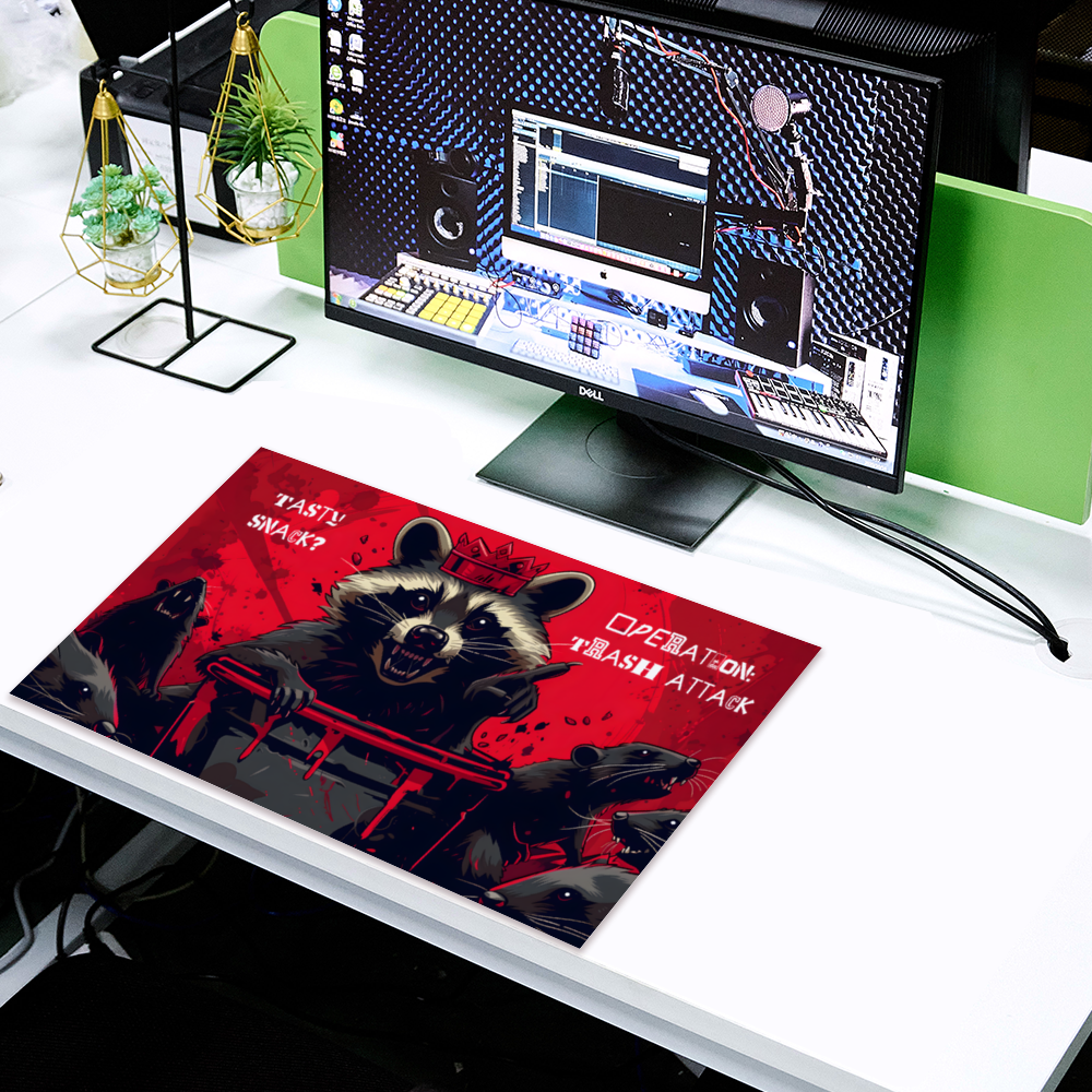 Trash King Raccoon Playmat