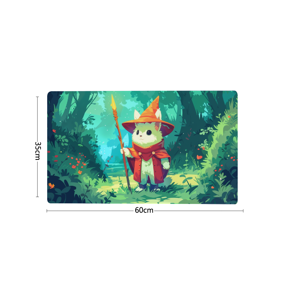Bunny Wizard Deskmat