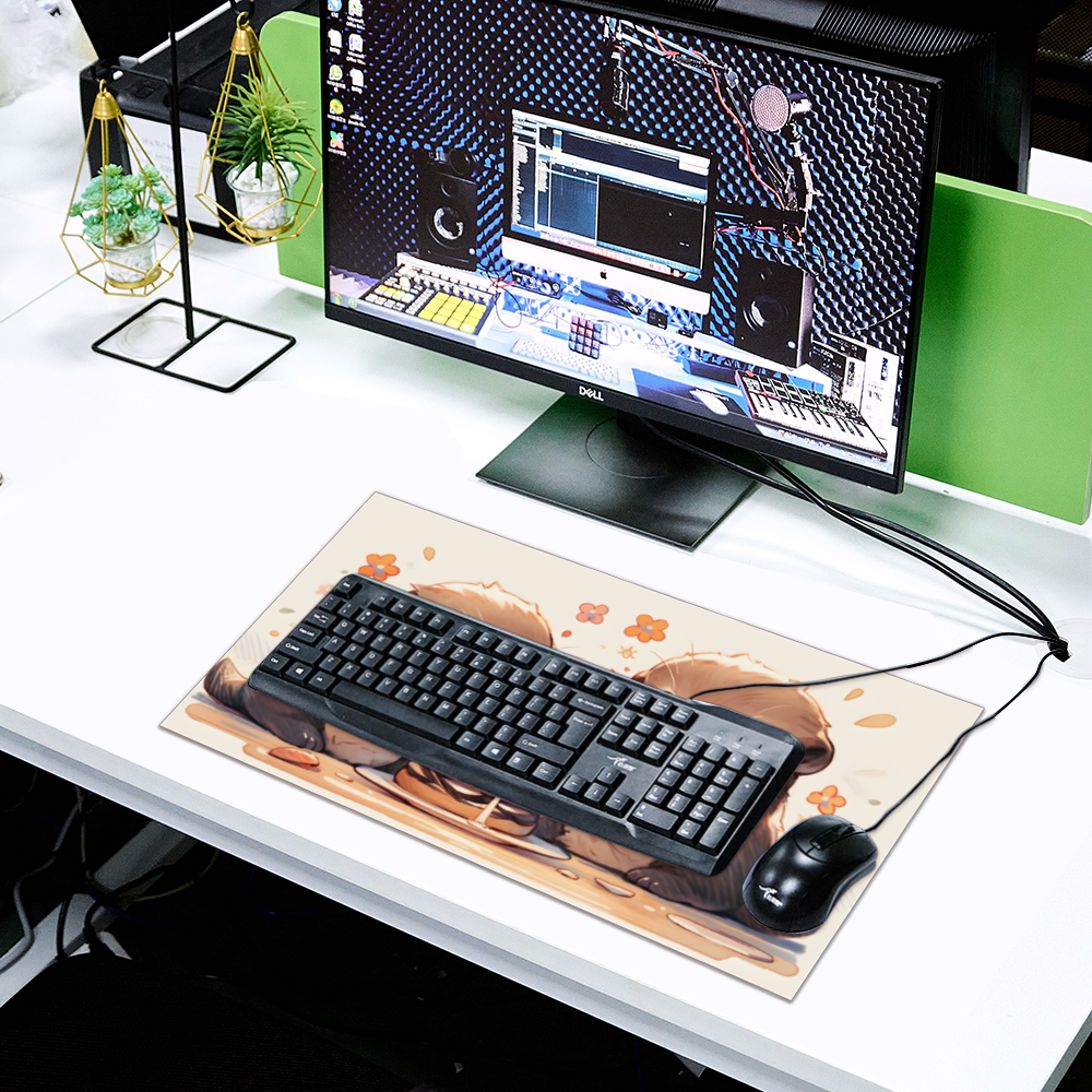 Pancake Feast Otters Deskmat