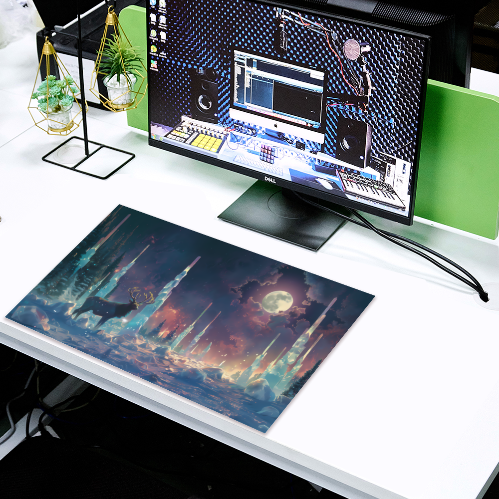 Moonlit Tundra Desk Mat