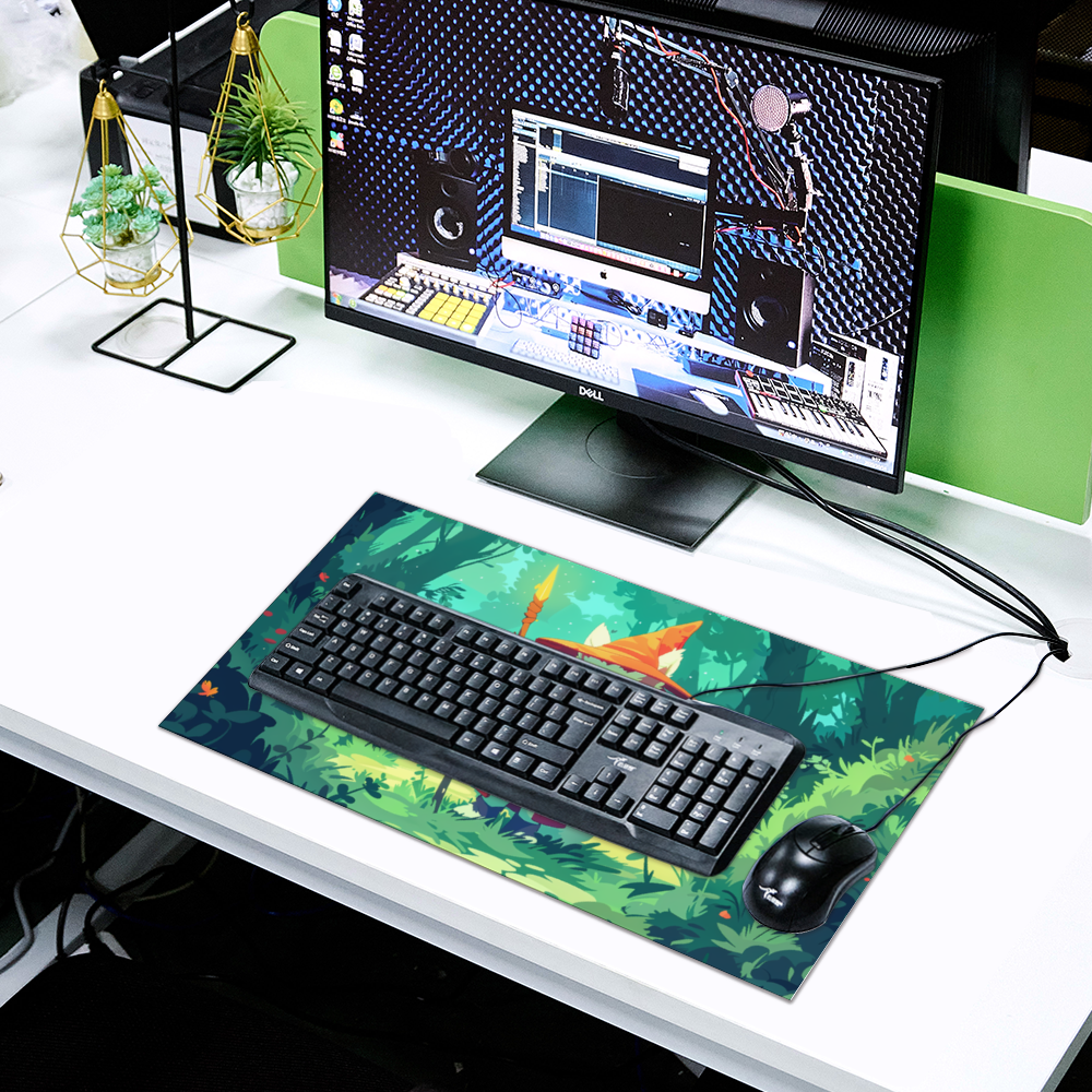 Bunny Wizard Deskmat