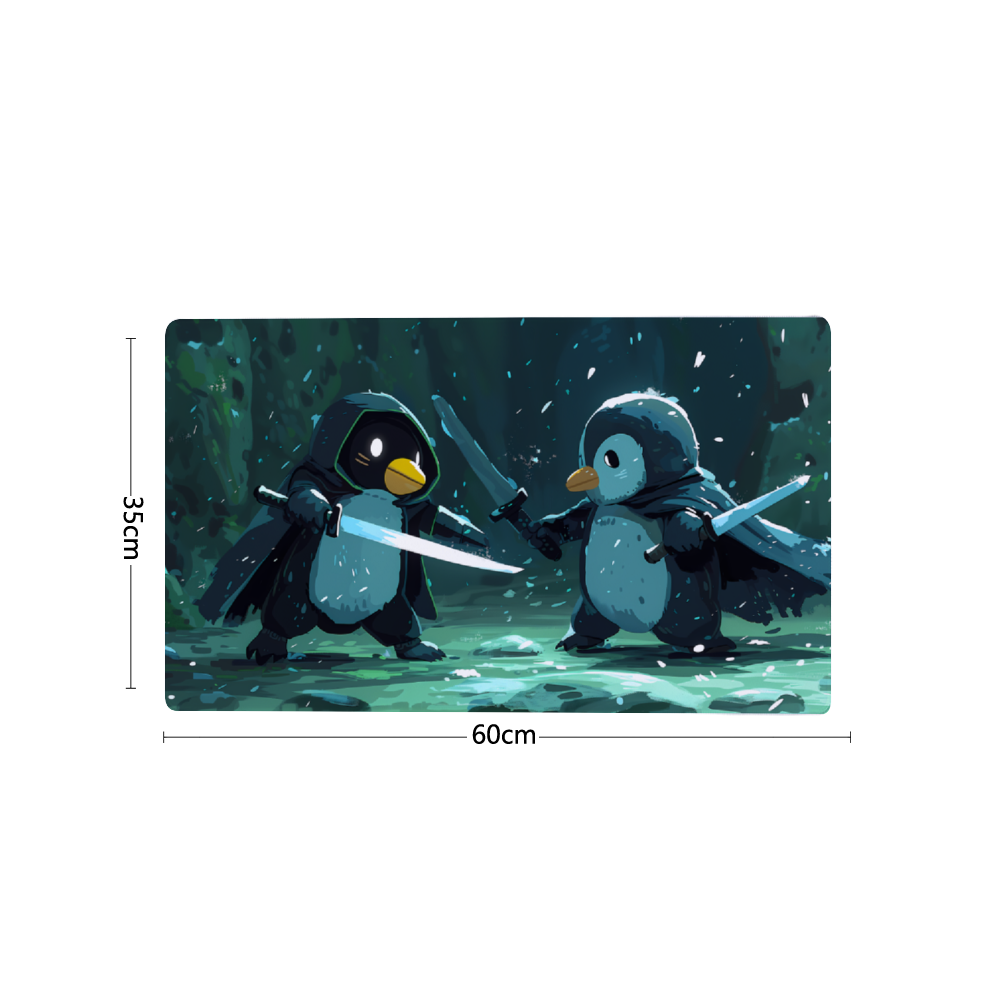 Penguin Duel Desk Mat