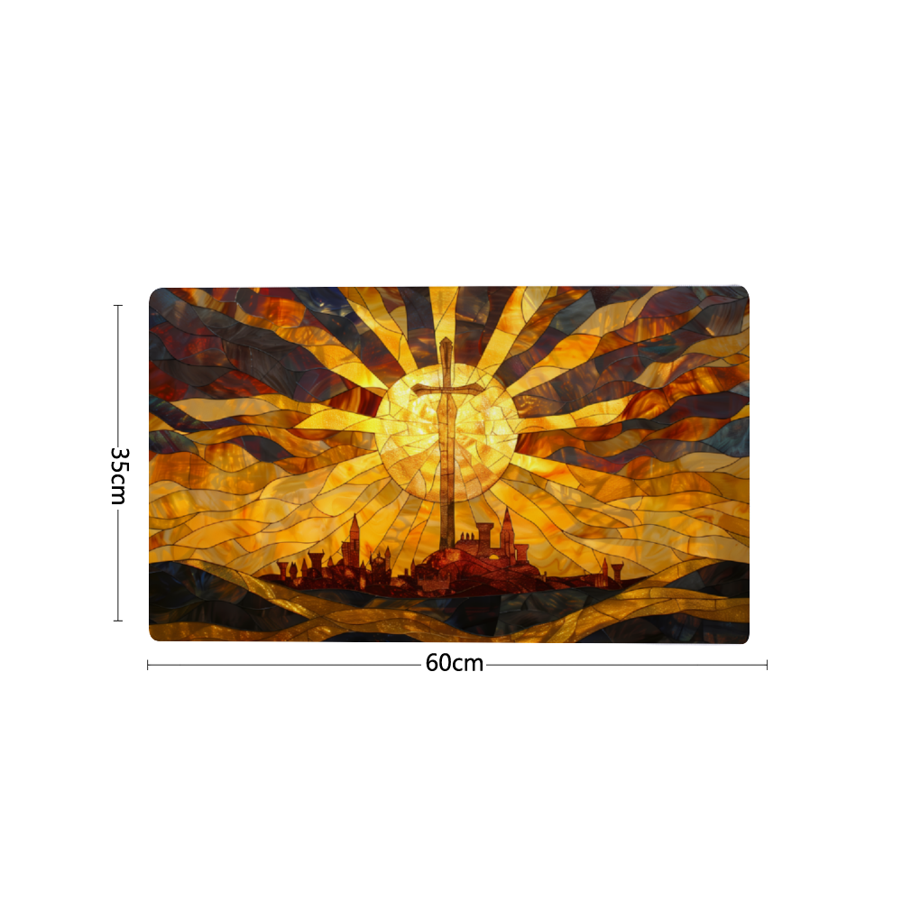 Tấm lót chuột cao su chống trượt tùy chỉnh cho bàn làm việc 18" x 14"/24" x 14"/31" x 12"