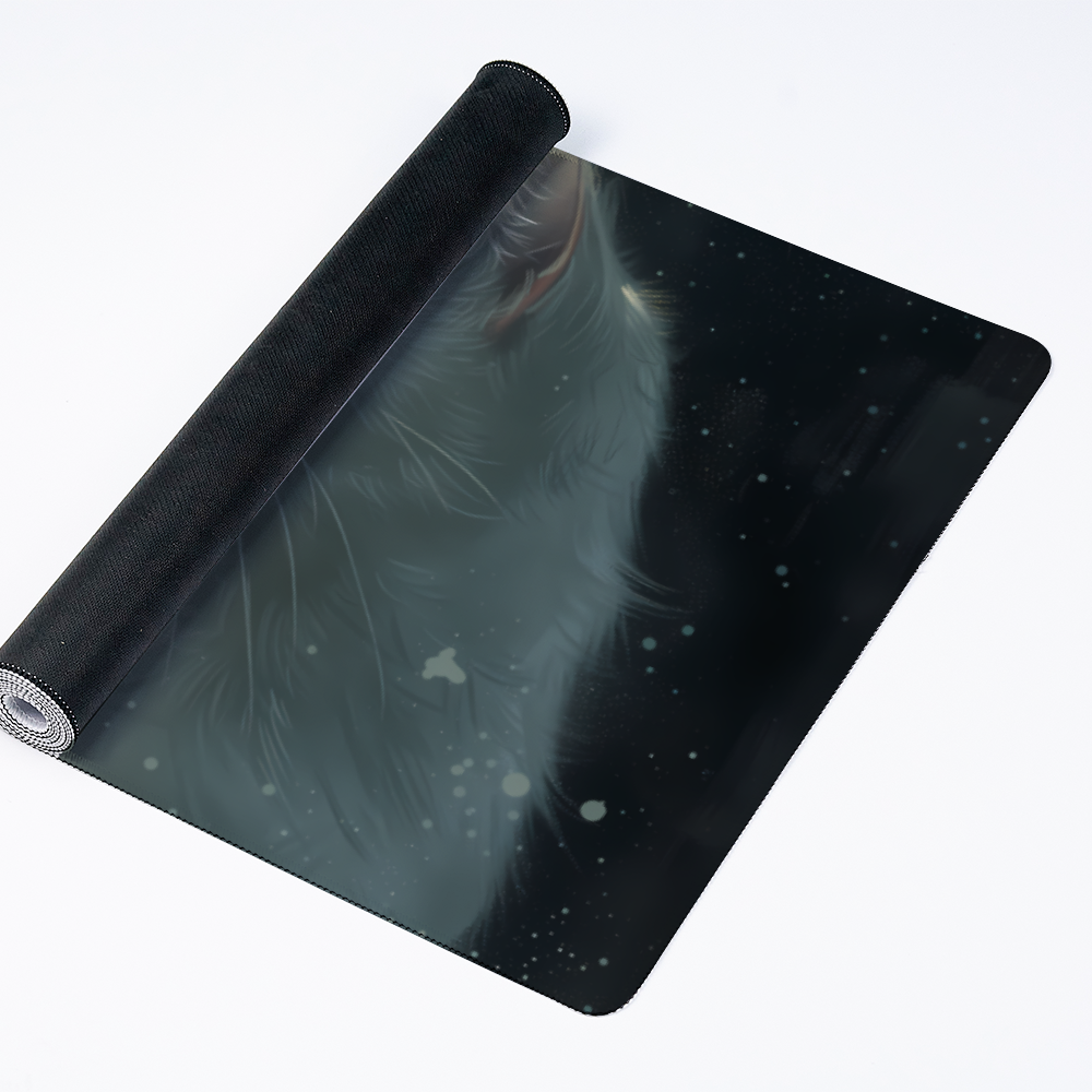 Moonlit Gaze Desk Mat