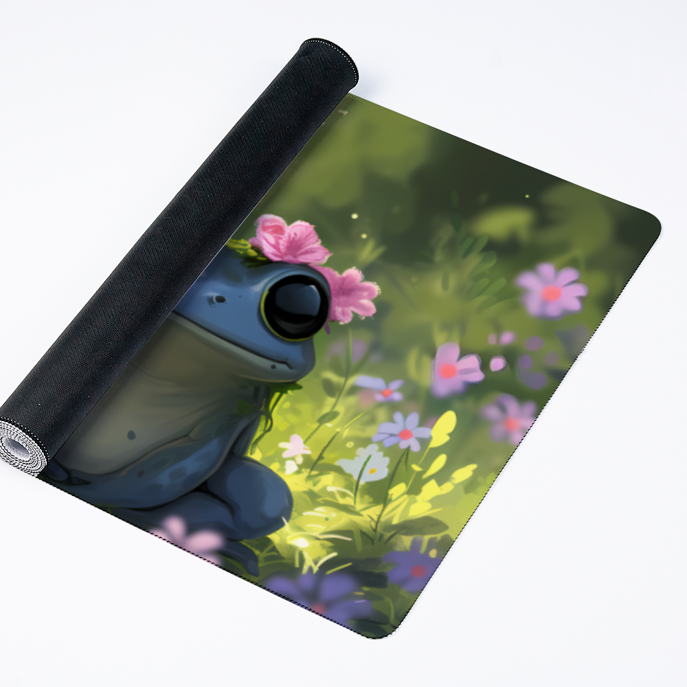 Forest Frog Haven Desk Mat