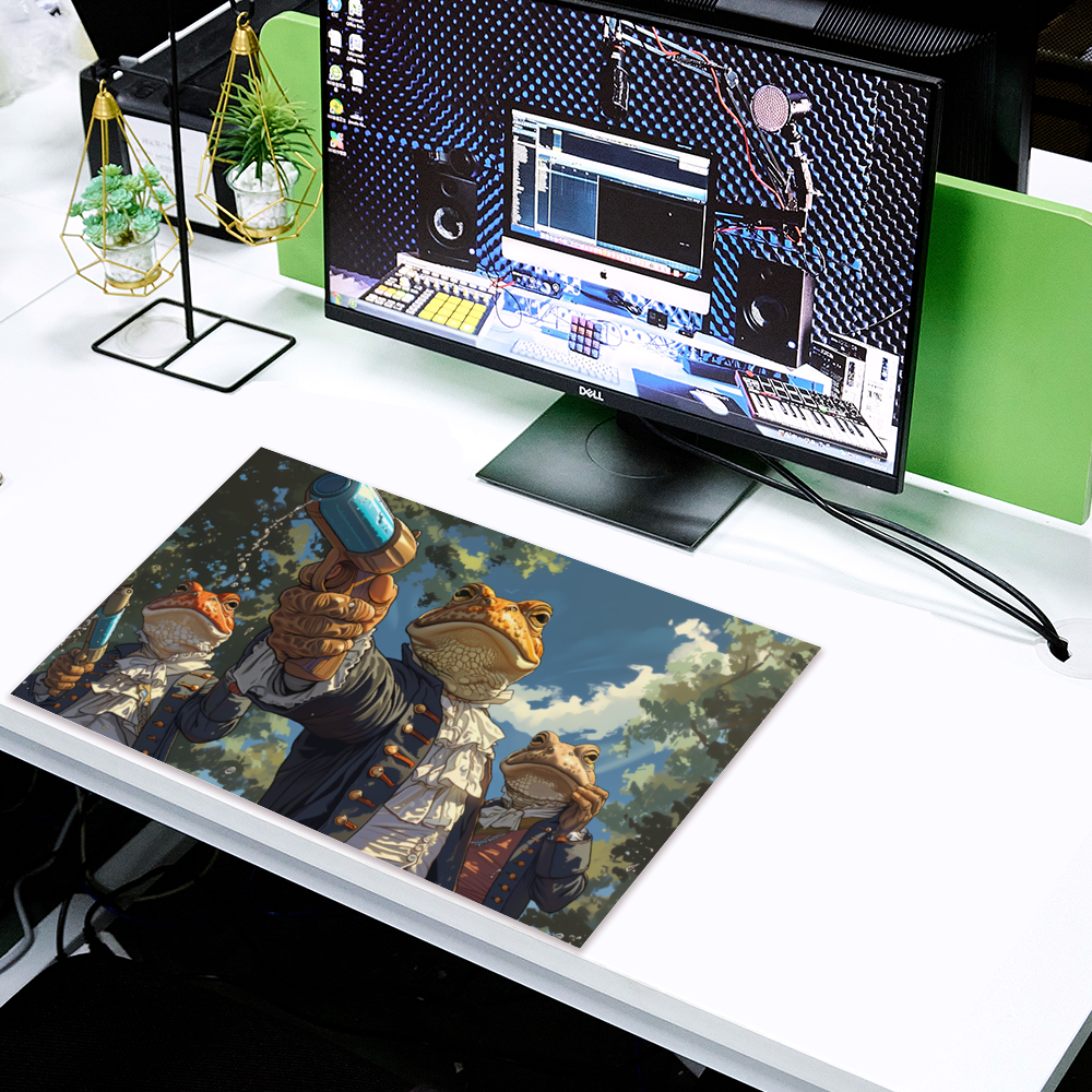Revolutionary Frogs Deskmat