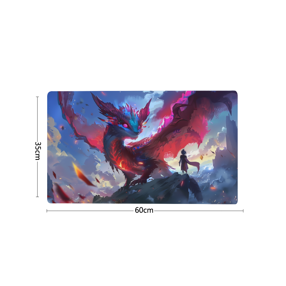 Tấm lót chuột cao su chống trượt tùy chỉnh cho bàn làm việc 18" x 14"/24" x 14"/31" x 12"