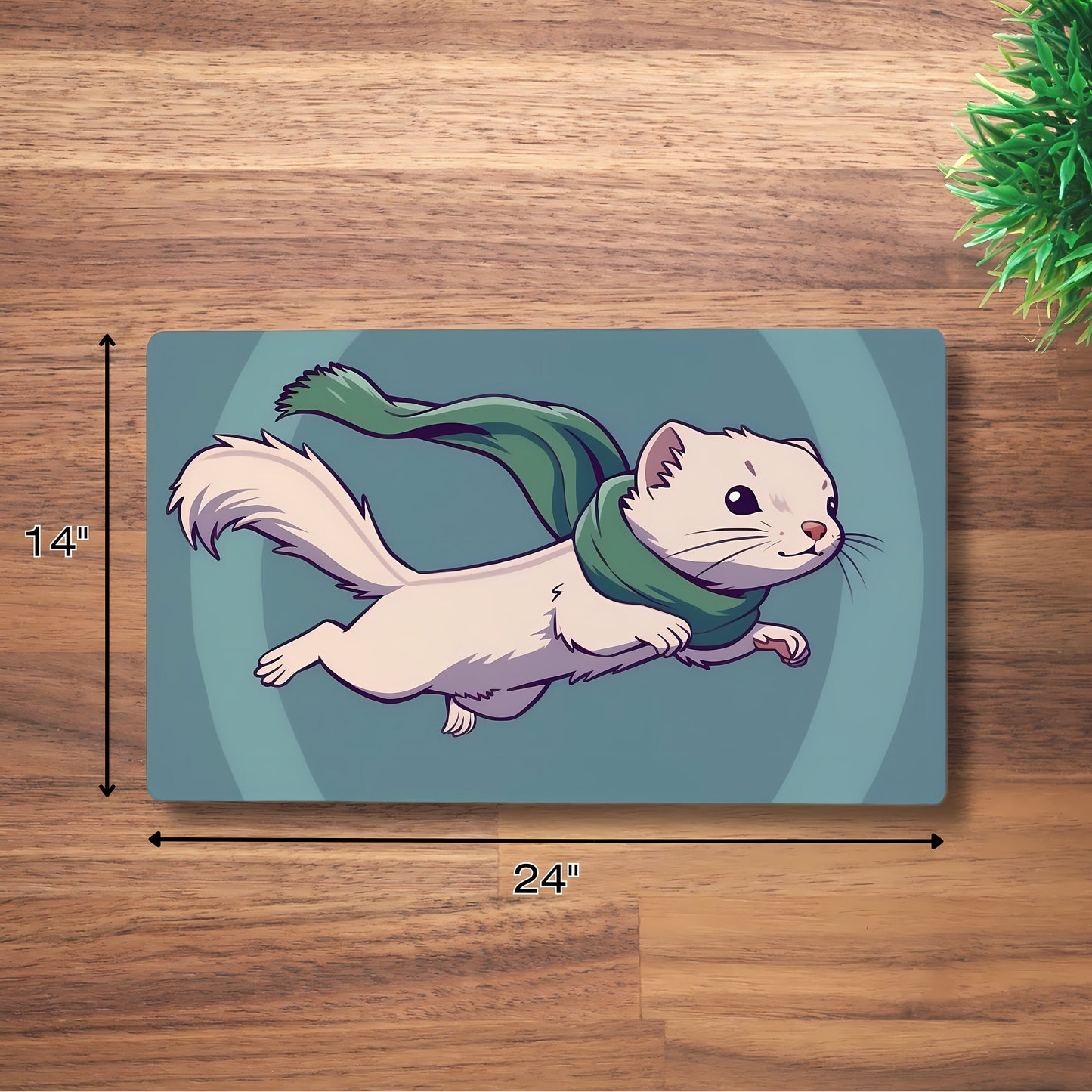 Tấm lót chuột cao su chống trượt tùy chỉnh cho bàn làm việc 18" x 14"/24" x 14"/31" x 12"