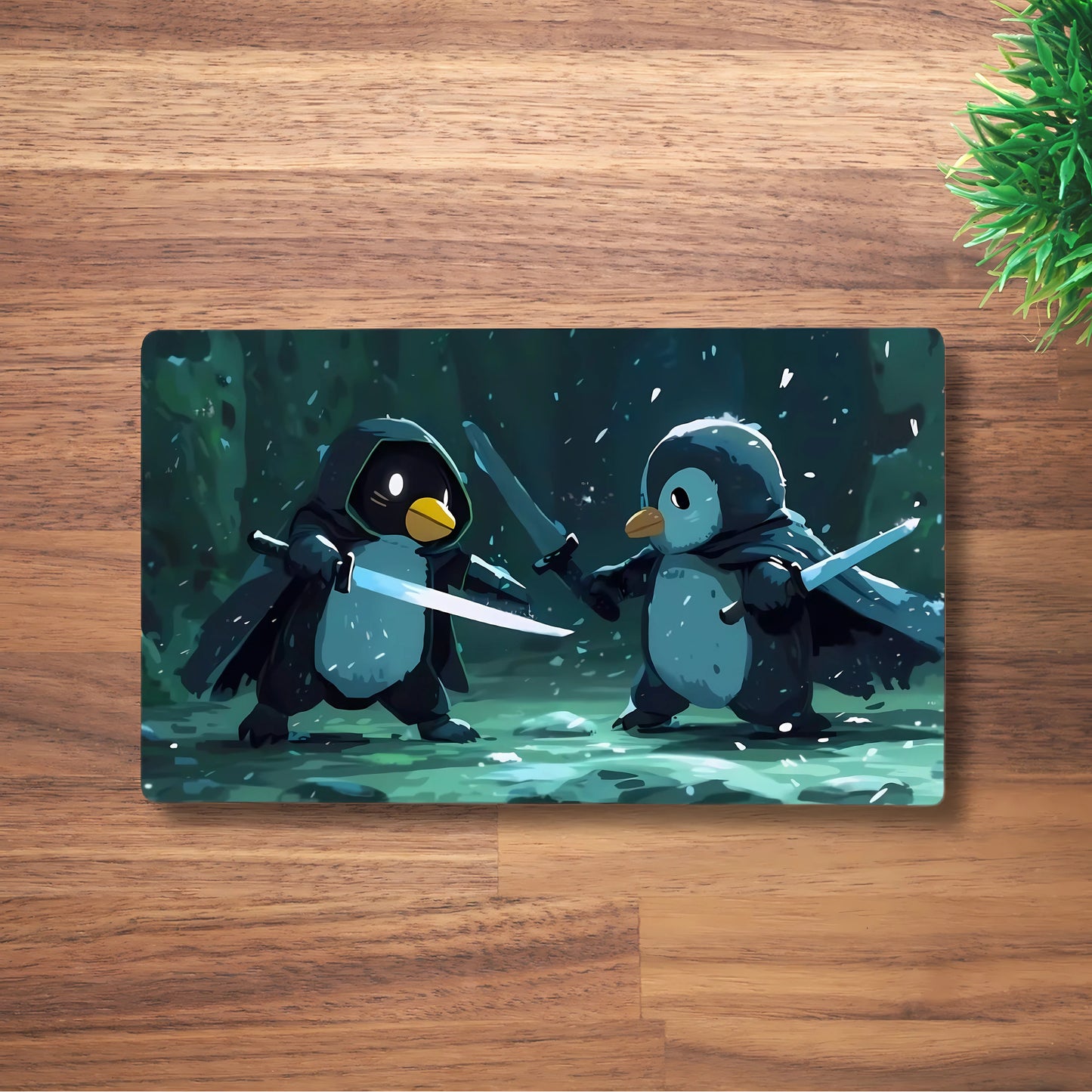 Penguin Duel Desk Mat