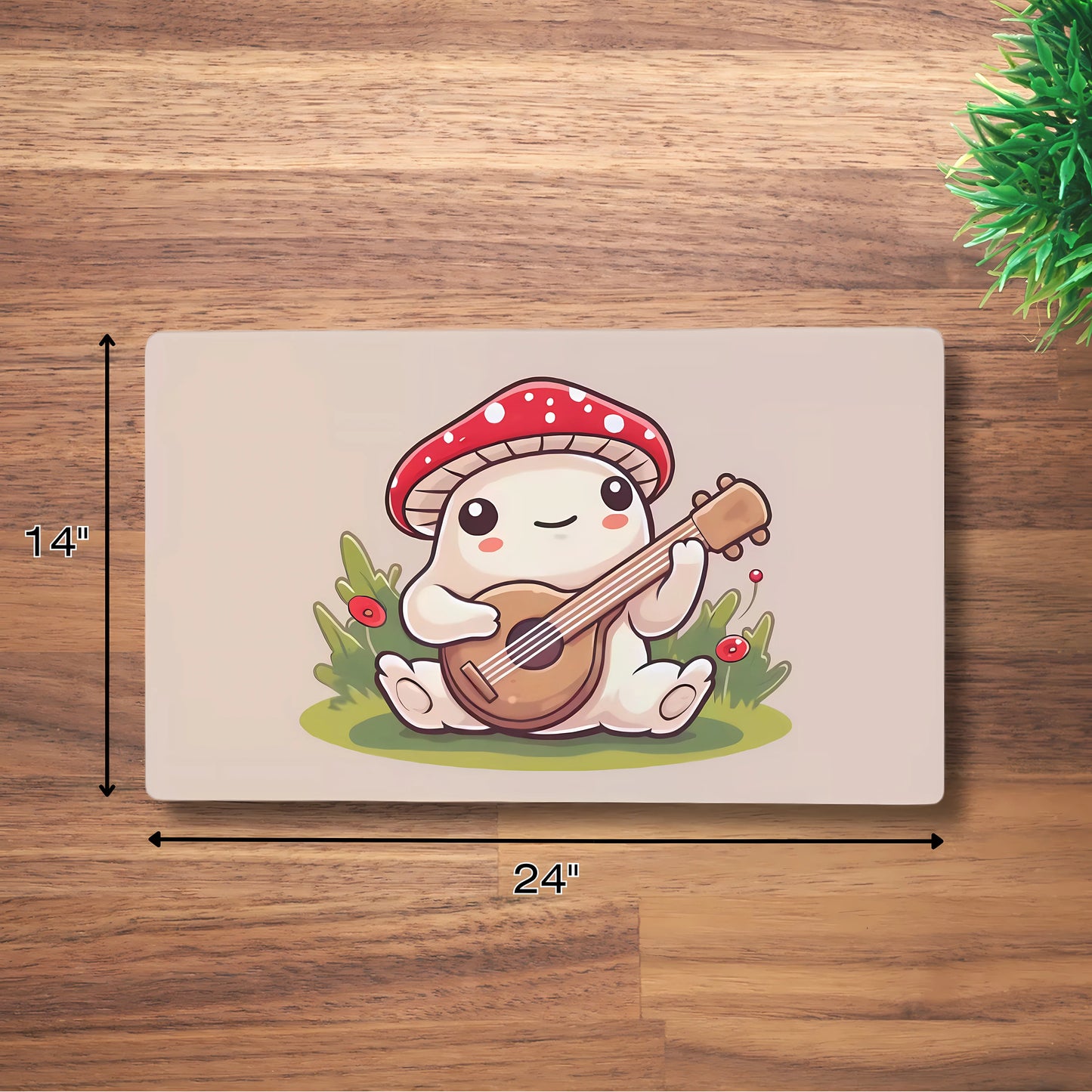 Thảm chơi Ukulele hình nấm