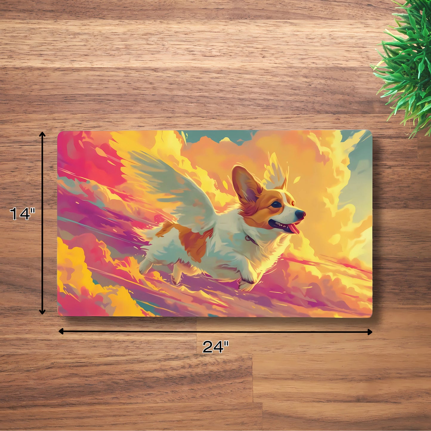 Thảm chơi Flying Corgi