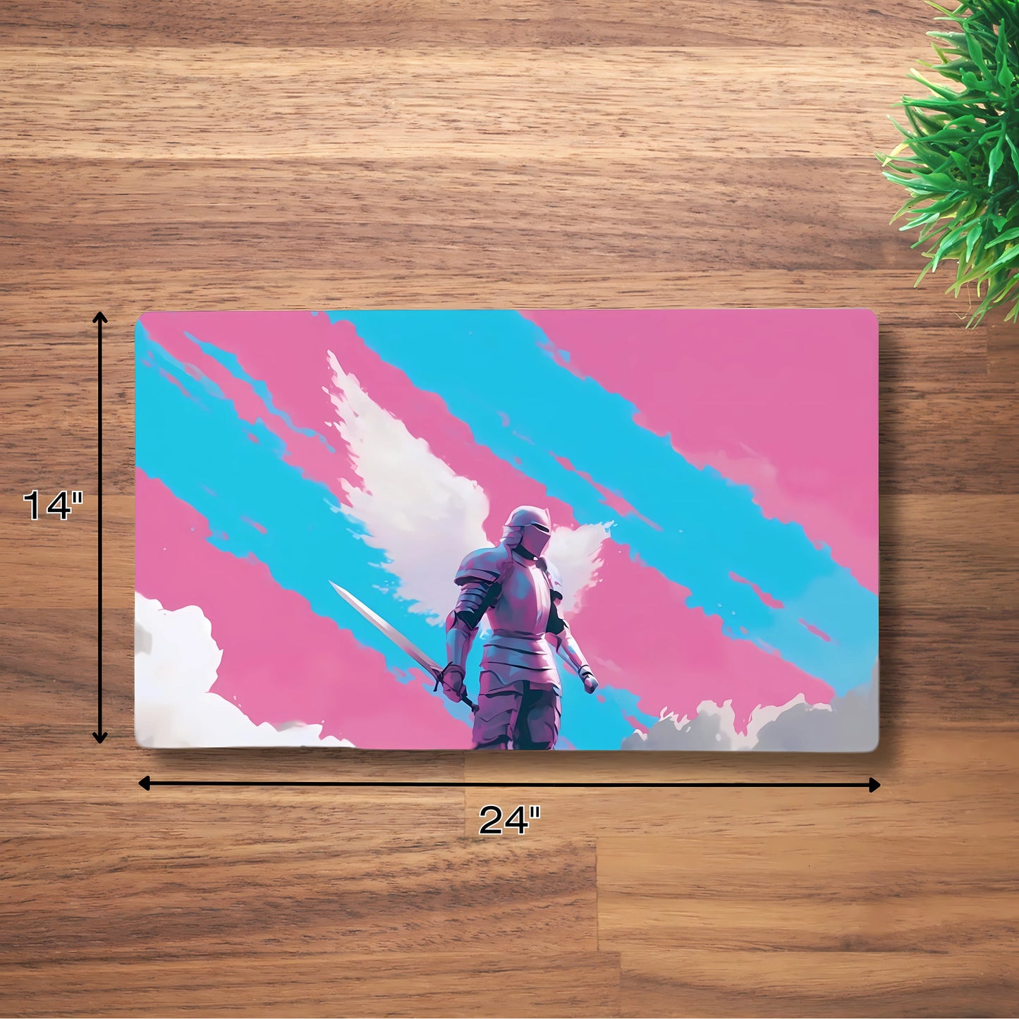 Tấm lót chuột cao su chống trượt tùy chỉnh cho bàn làm việc 18" x 14"/24" x 14"/31" x 12"