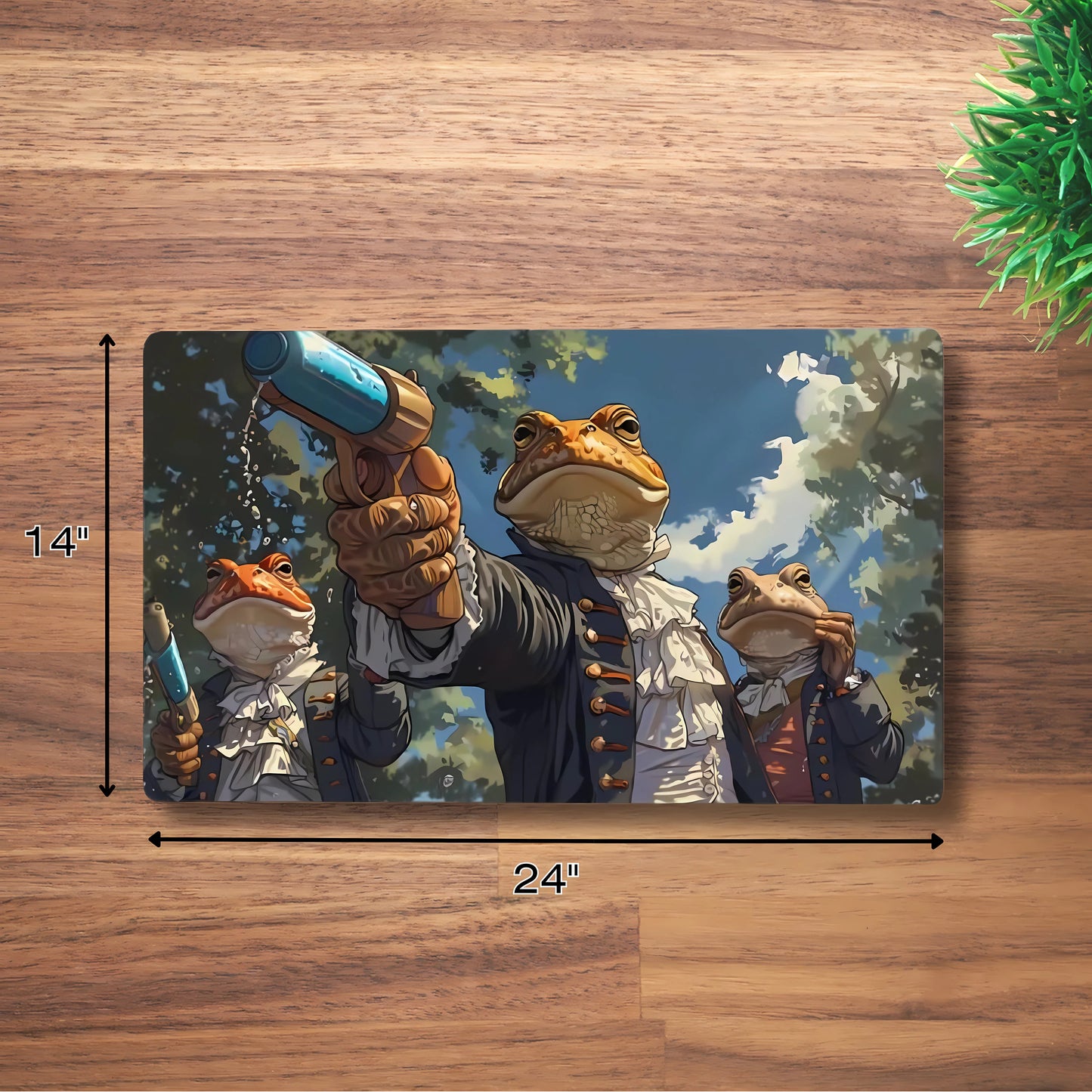 Revolutionary Frogs Deskmat
