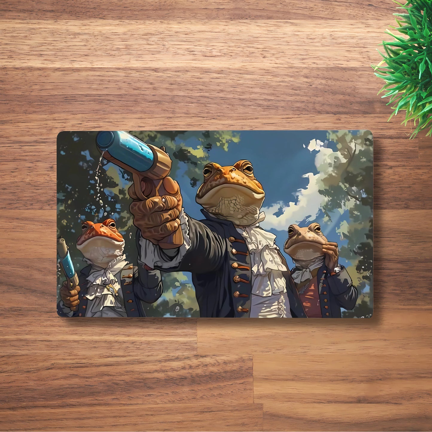 Revolutionary Frogs Deskmat
