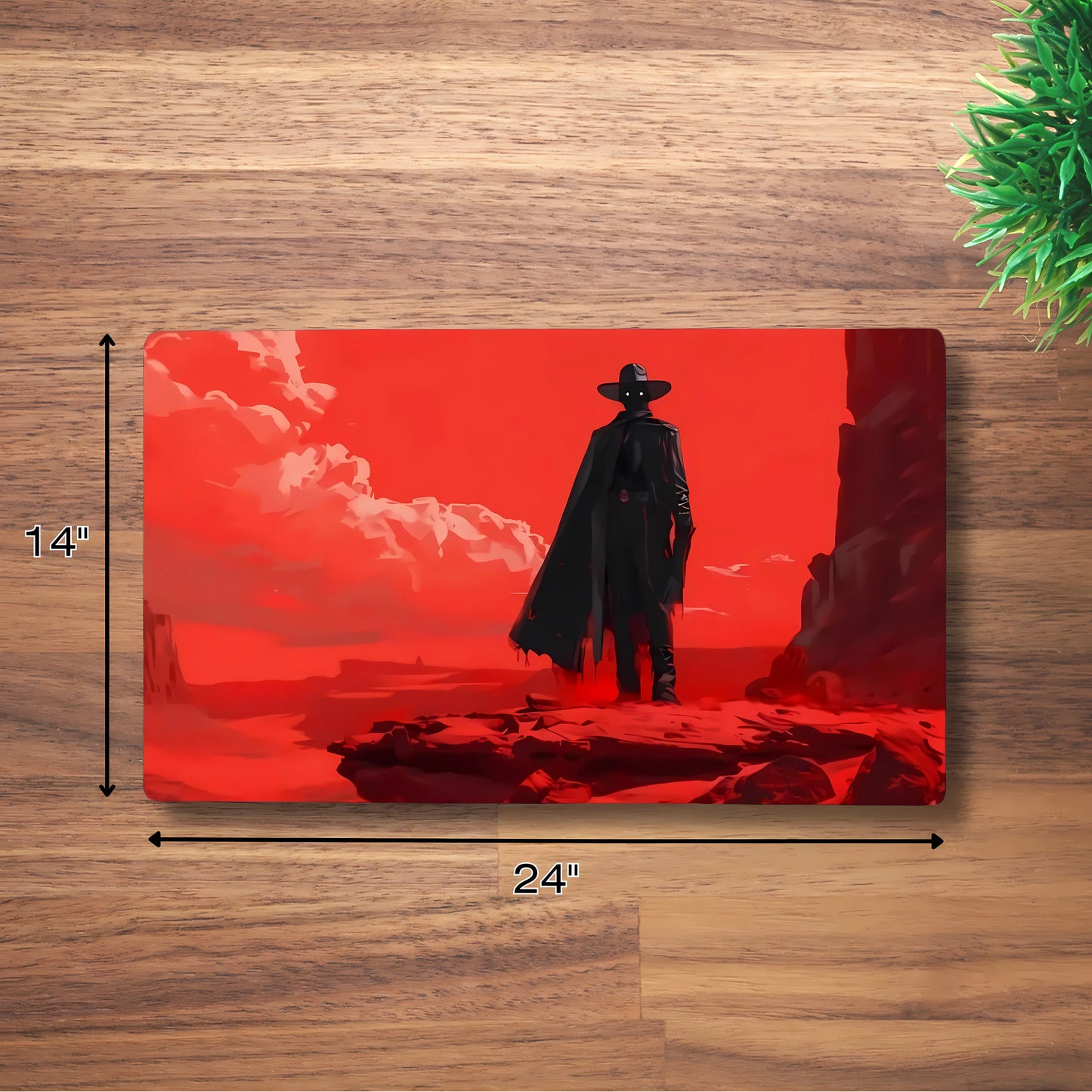 Tấm lót chuột cao su chống trượt tùy chỉnh cho bàn làm việc 18" x 14"/24" x 14"/31" x 12"