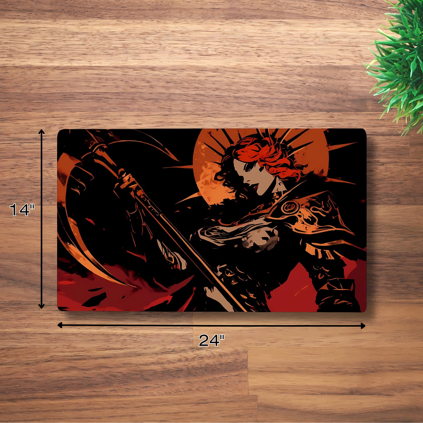 Tấm lót chuột cao su chống trượt tùy chỉnh cho bàn làm việc 18" x 14"/24" x 14"/31" x 12"