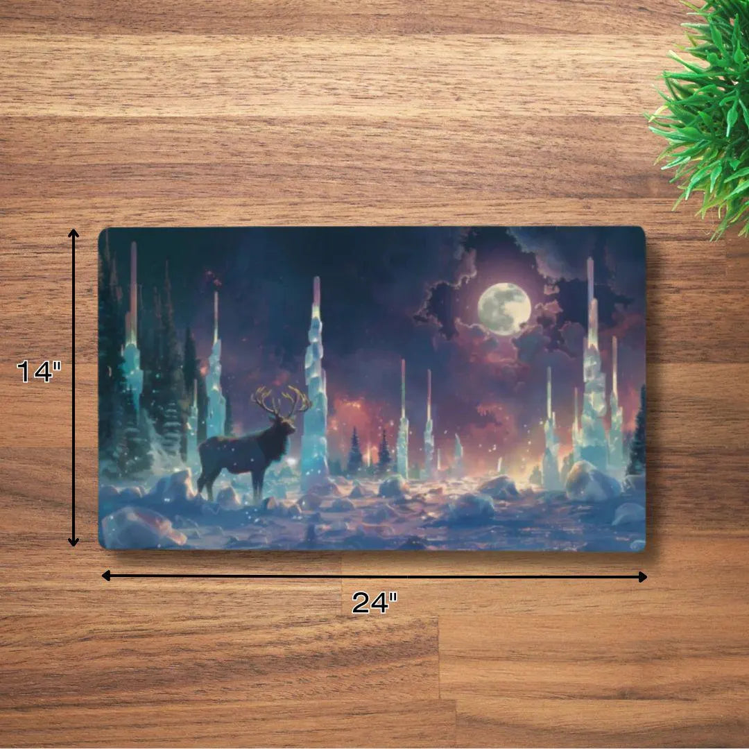 Moonlit Tundra Desk Mat