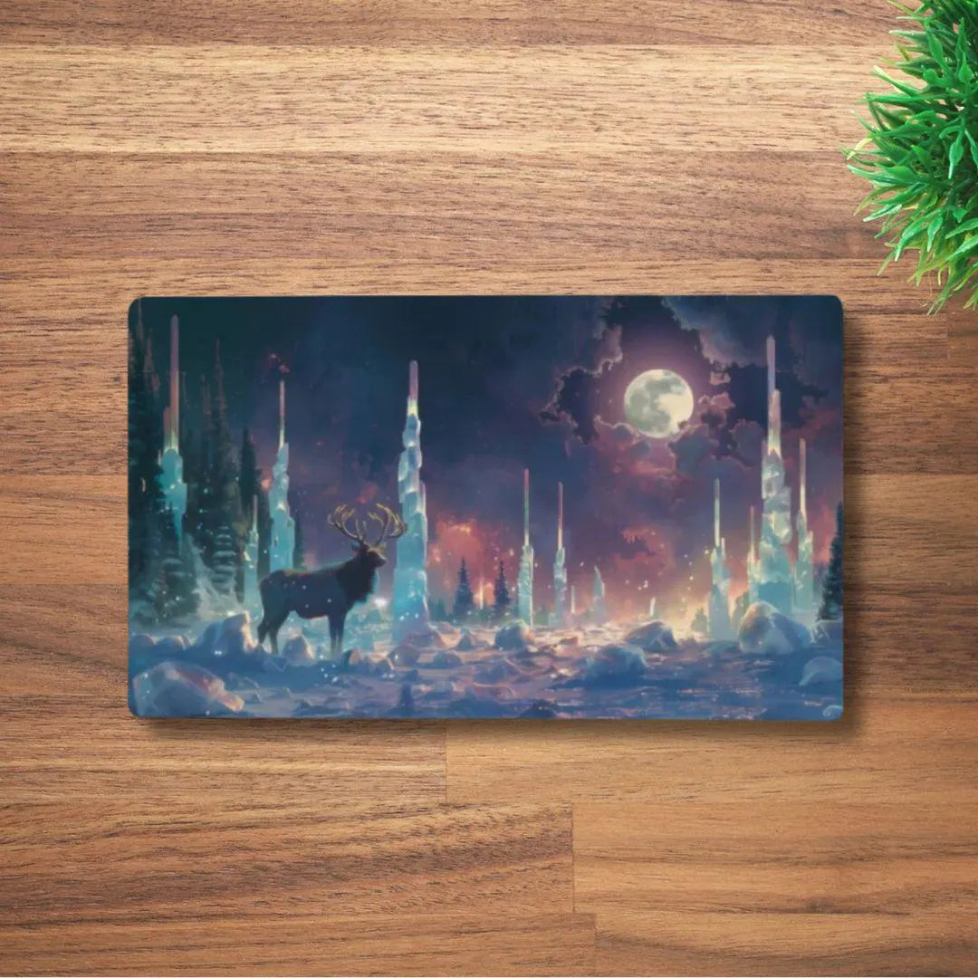 Moonlit Tundra Desk Mat