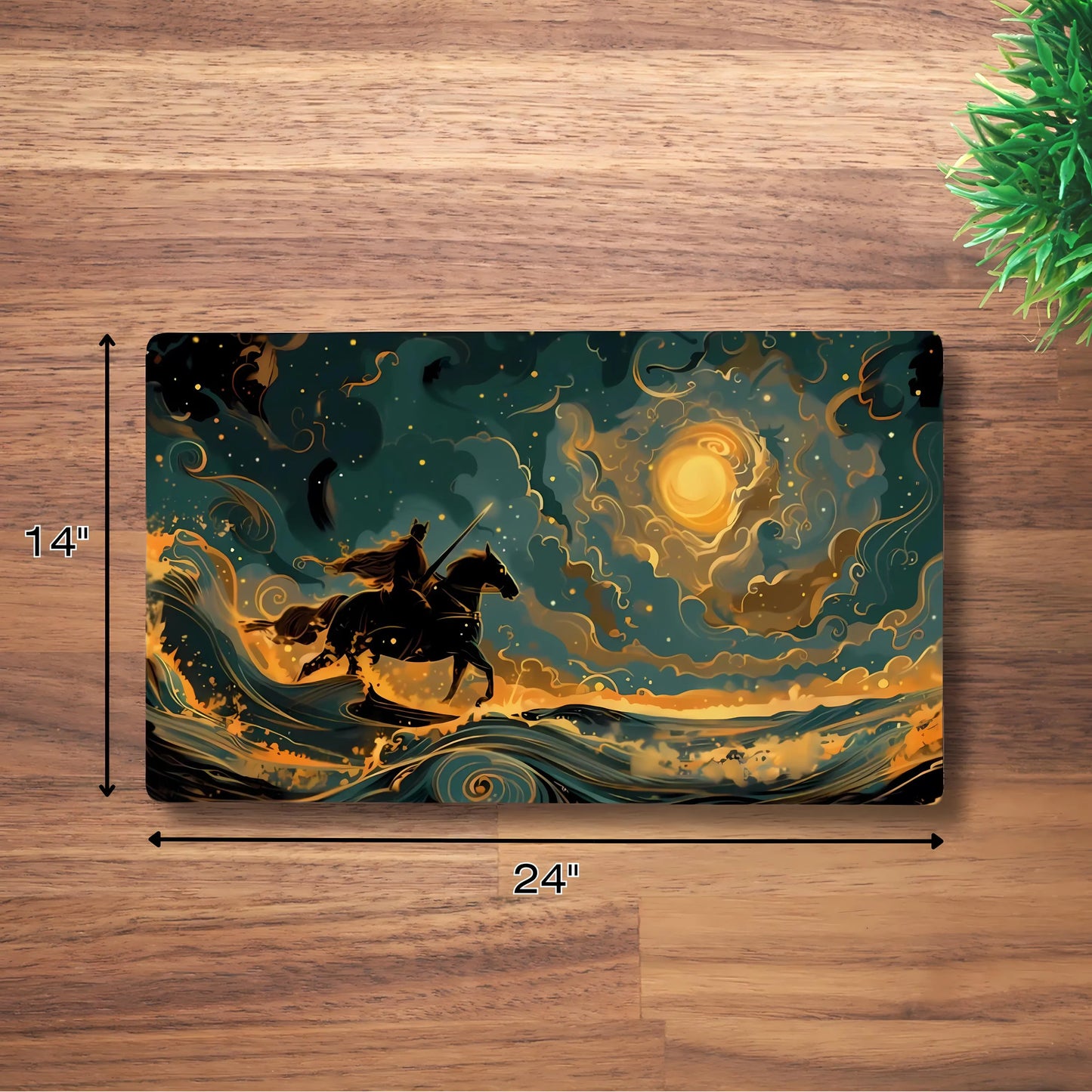 Tấm lót chuột cao su chống trượt tùy chỉnh cho bàn làm việc 18" x 14"/24" x 14"/31" x 12"