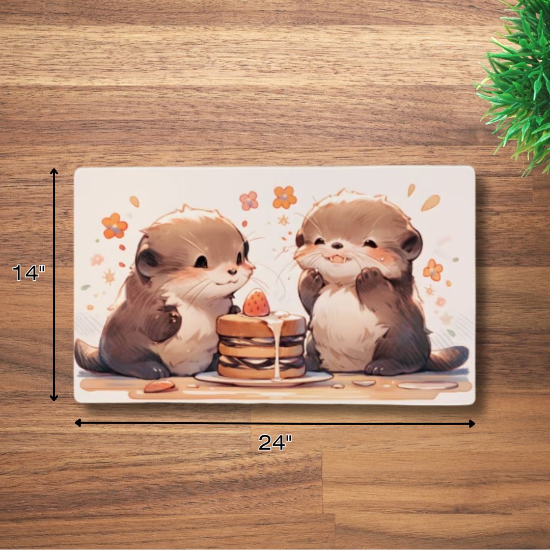 Pancake Feast Otters Playmat