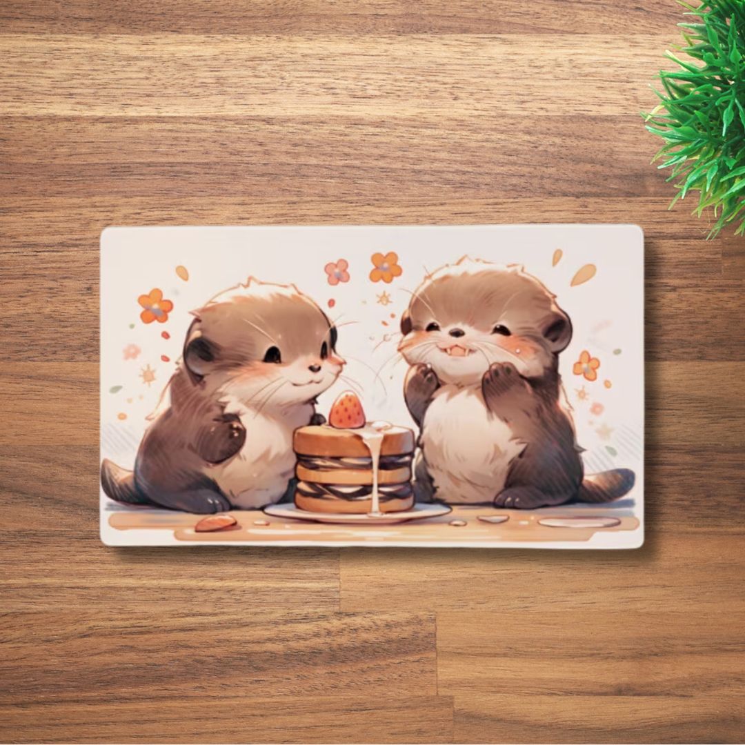 Pancake Feast Otters Playmat