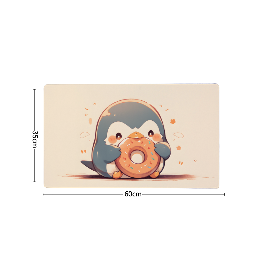 Penguin and Donut Delight Playmat