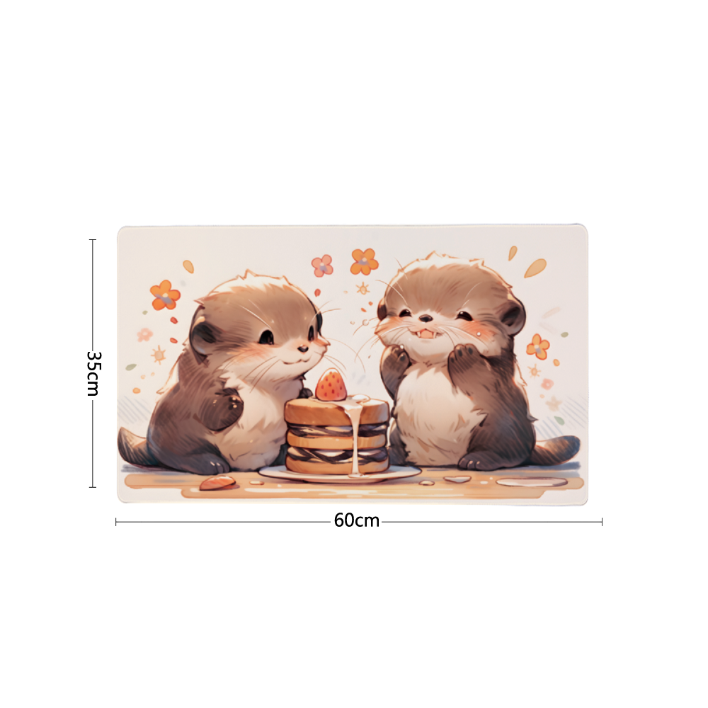 Pancake Feast Otters Playmat