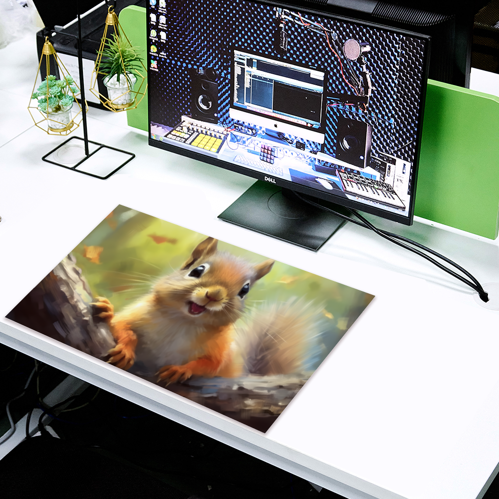 Joyful Squirrel Playmat