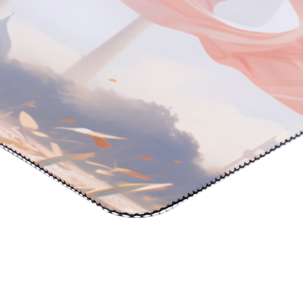 White Sky Anime Girl Playmat