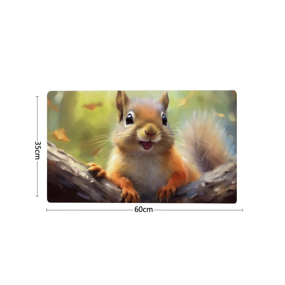 Joyful Squirrel Playmat