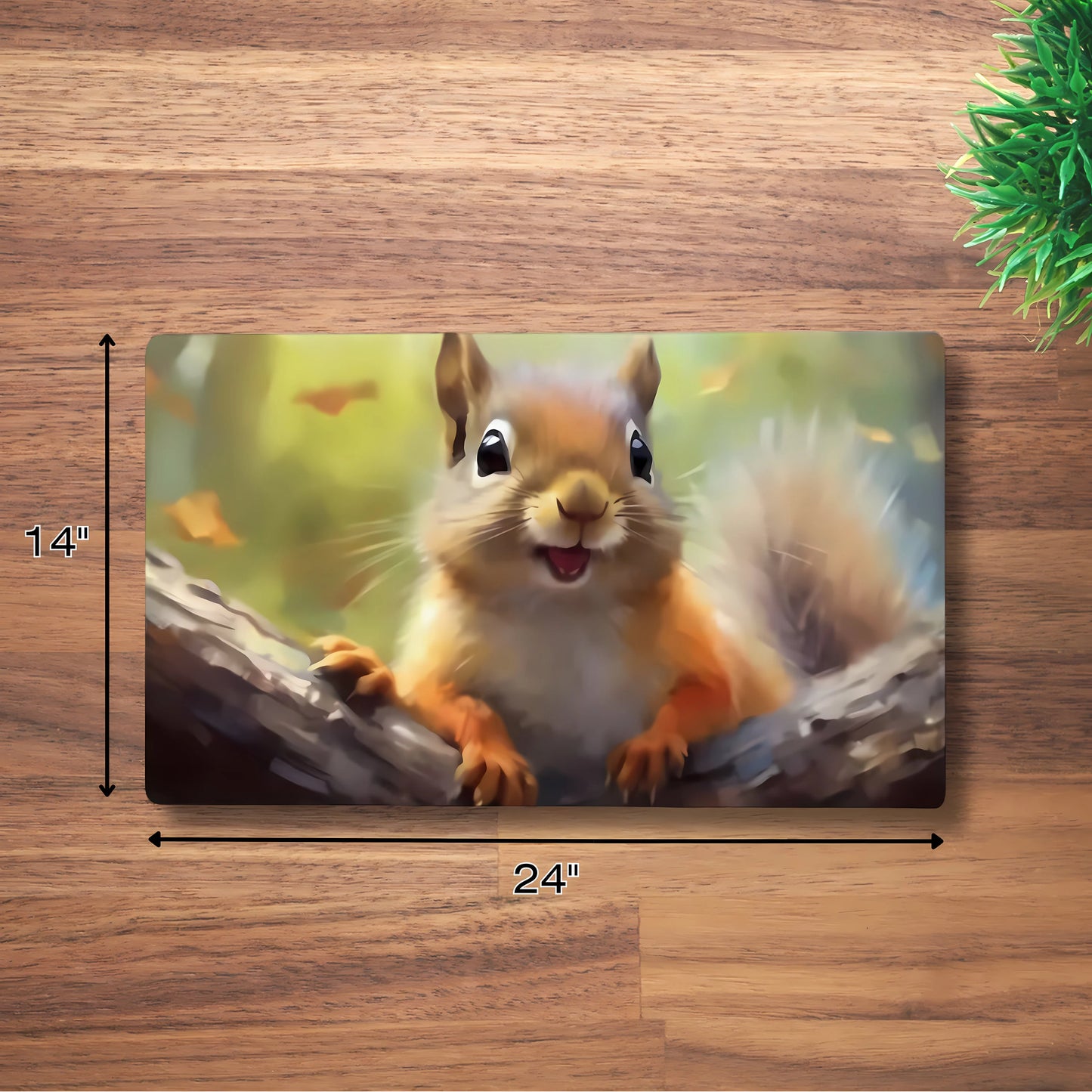 Joyful Squirrel Playmat