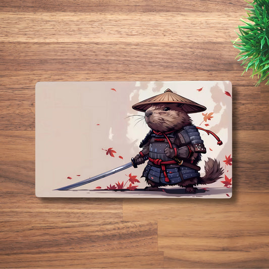 Capybara Samurai Playmat