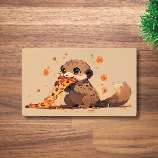 Pizza-Loving Meerkat Playmat!