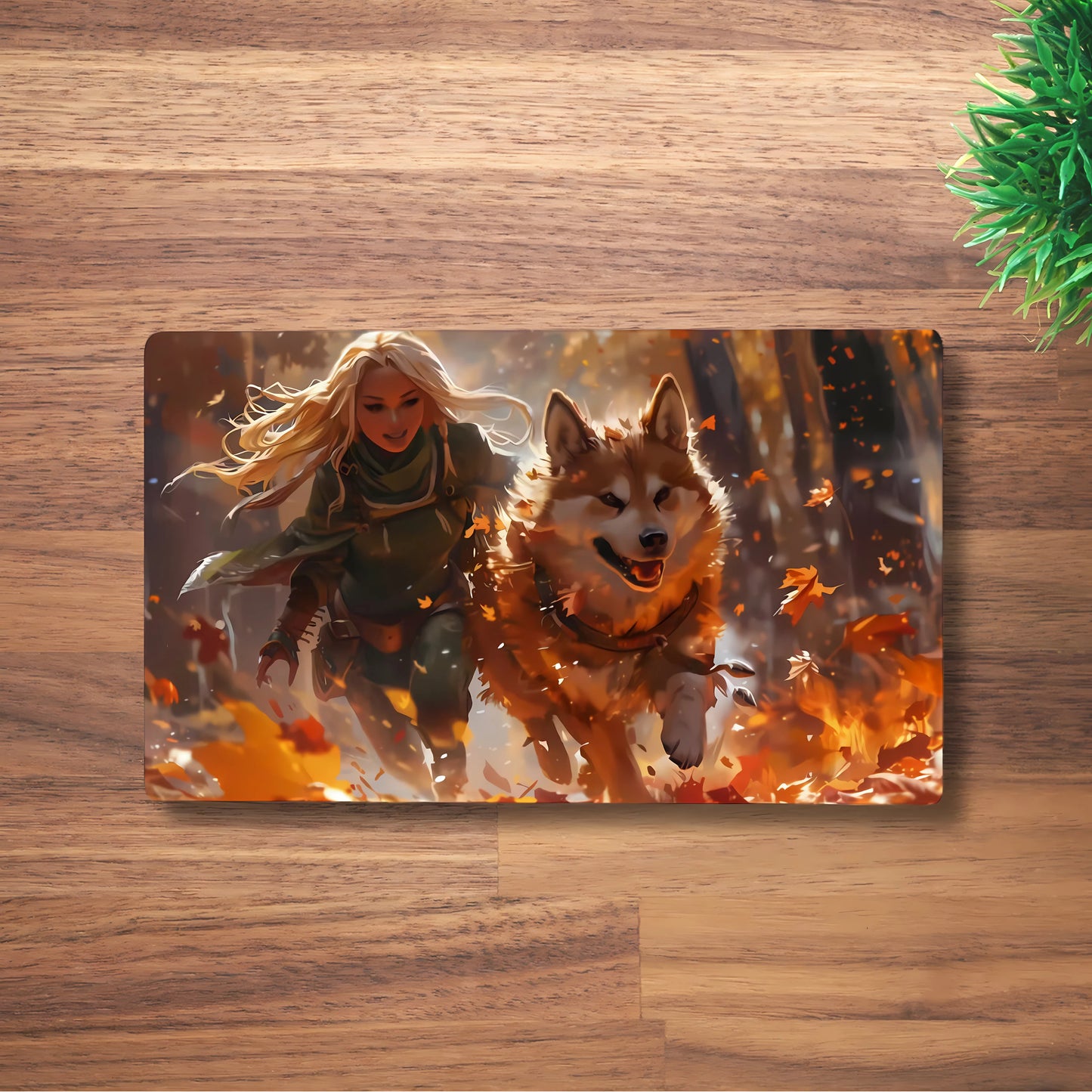 Ranger and Corgi Playmat