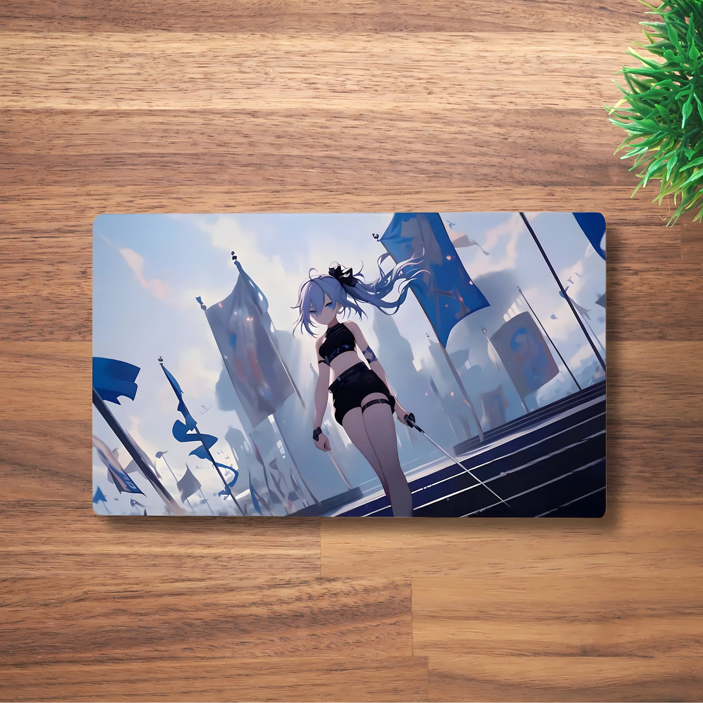 Striding Swordswoman Playmat