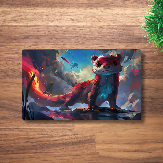 Flaming Tail Otter Playmat